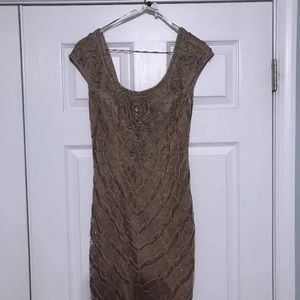 Sue Wong bronze dress size 0